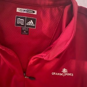 Adidas Tank Top Climacool Golf Tennis Pickleball Polo Shirt Maroon Sz XL